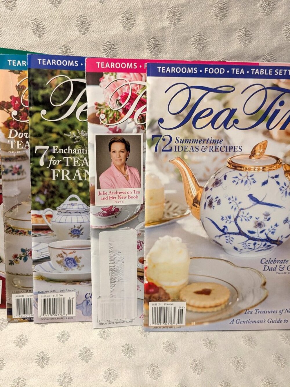 Five Unread Copies of 2020 Tea Time Magazine